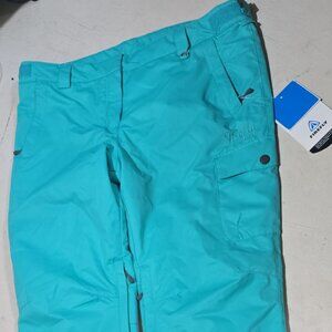 Firefly Aqua base Thick Outdoor Ski Pants Women's Turquoise Size XL NEW/With Tag